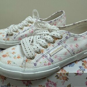 LoveShackFancy x Superga floral sneakers NIB